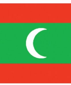 Maldives 4"x6" Stick Flag