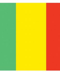 Mali 4"x6" Stick Flag