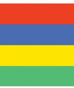 Mauritius 4"x6" Stick Flag