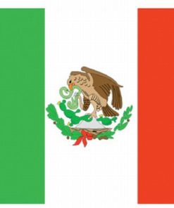 Mexico 4"x6" Stick Flag