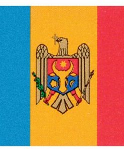 Moldova 4"x6" Stick Flag