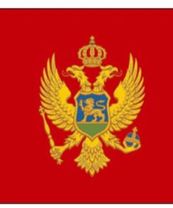 Montenegro 4"x6" Stick Flag