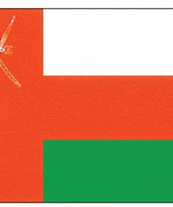 Oman 4"x6" Stick Flag