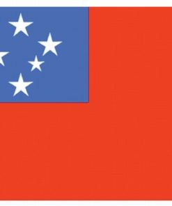 Samoa Western 4"x6" Stick Flag