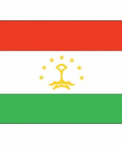 Tajikistan 4"x6" Stick Flag