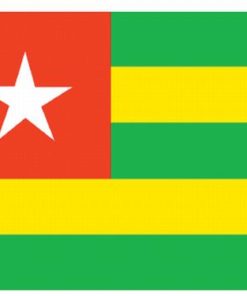 Togo 4"x6" Stick Flag