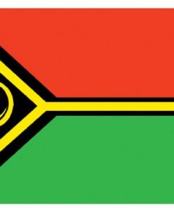 Vanuatu 4"x6" Stick Flag