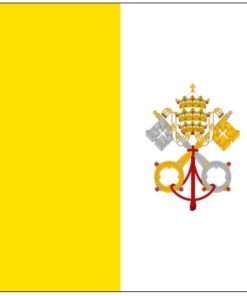 Vatican/Papal 4"x6" Stick Flag