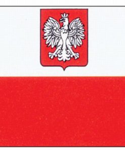 Poland Eagle 4"x6" Stick Flag