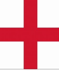 2"x3" Printed Nyl. St. George's Cross Flag