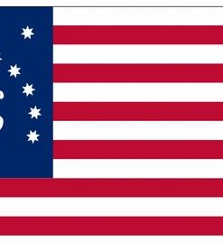 2"x3" Cotton Bennington Flag