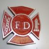 Fireman-Maltese Cross Grave Marker
