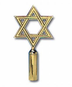 Brass 6" Star Of David Topper