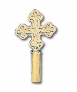 Brass 7.5" Botonee Cross Topper