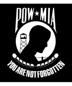 4'x6' Printed Nyl. POW/MIA Flag