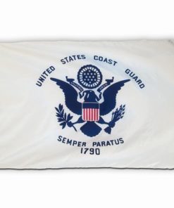 Perma-Nyl 6'x10' Nylon Coast Guard Flag, U.S Coast Guard 6'x10' Nylon Flag