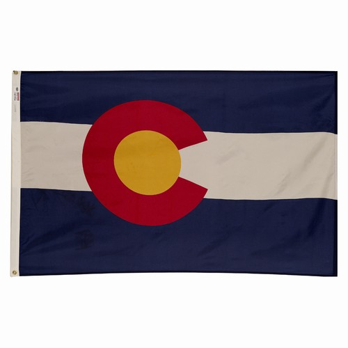 Colorado State Flag 3'x5' Nyl-Sewn