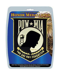 US POW-MIA Logo 5in Medallion, Medallion US POW/MIA Logo