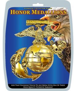 Medallion Marines Eagle Globe and Anchor Auto Emblem