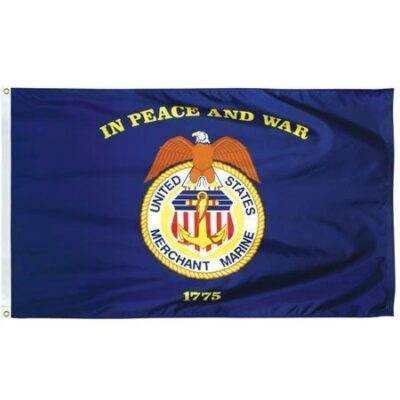 Merchant Marines 6'x10' Nylon Flag
