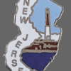 New Jersey Shape Pin