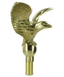 Outdoor Gold Flagpole Eagle