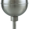 Satin Stainless Steel Finish Ball Top