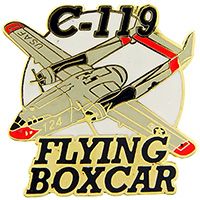 C 119 Flying Boxcar Military Pin