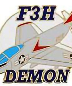 F3H Demon Military Pin