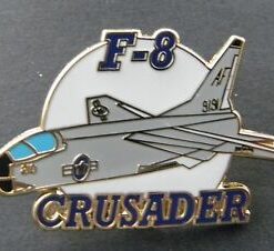 F 8 Crusader Military Pin