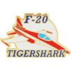 F 20 Tigershark Military Pin