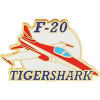 F 20 Tigershark Military Pin