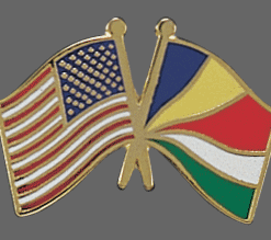 Seychelles World Flag Lapel Pin, Seychelles Friendship lapel Pins