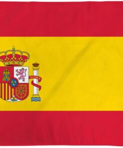 Spain 2ft x 3ft Nylon Flag with Seal, Spain Government 2ft x 3ft Nylon Flags