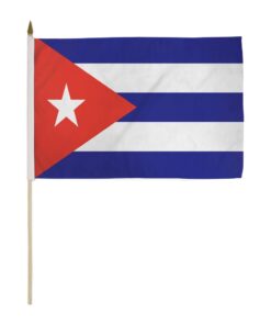 Cuba Miniature Economy Polyester Flag12 in. x 18 in.
