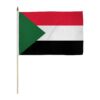 Sudan 12X18 inch Handheld Stick Flag
