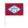 12x18in State Of Arkansas Stick Flag