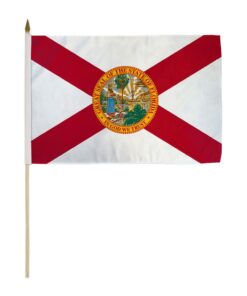 12x18in State Of Florida Stick Flag