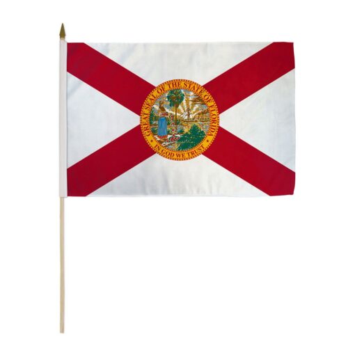 12x18in State Of Florida Stick Flag