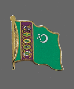 Turkmenistan Lapel Pin