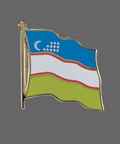Uzbekistan Lapel Pin
