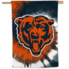 Chicago Bears Tie Dye Vertical Flag 28" x 40" Primary Logo Single-Sided Vertical Banner