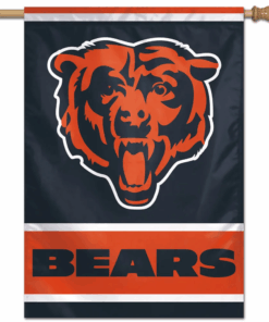 Chicago Bears 28" x 40" Primary Logo Single-Sided Vertical Banner