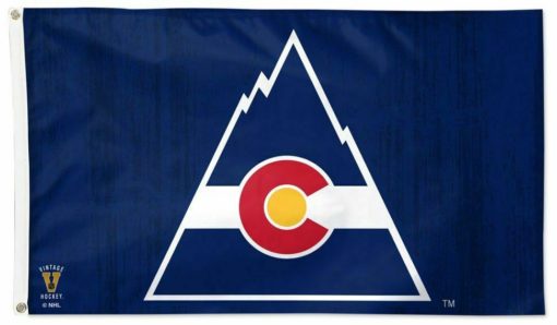 Colorado Avalanche Flag 3x5 Vintage