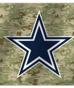 Dallas Cowboys Star Camo Flag