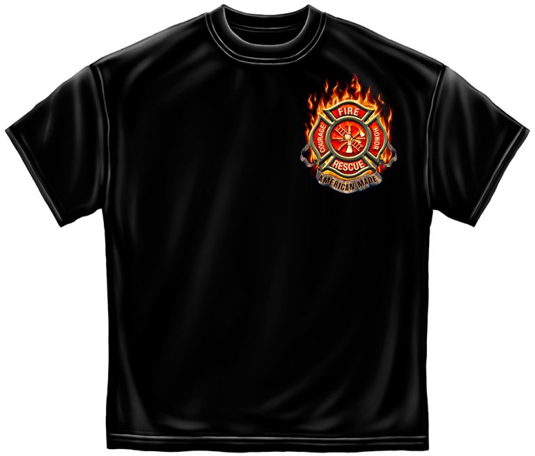 American Made Fire Rescue Shirt - Image 2