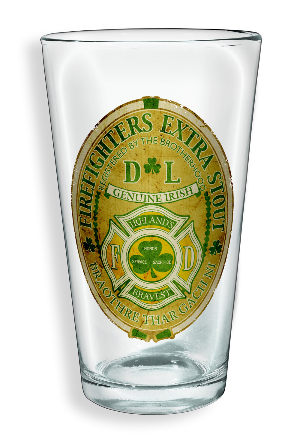 Firefighter Pint Glass