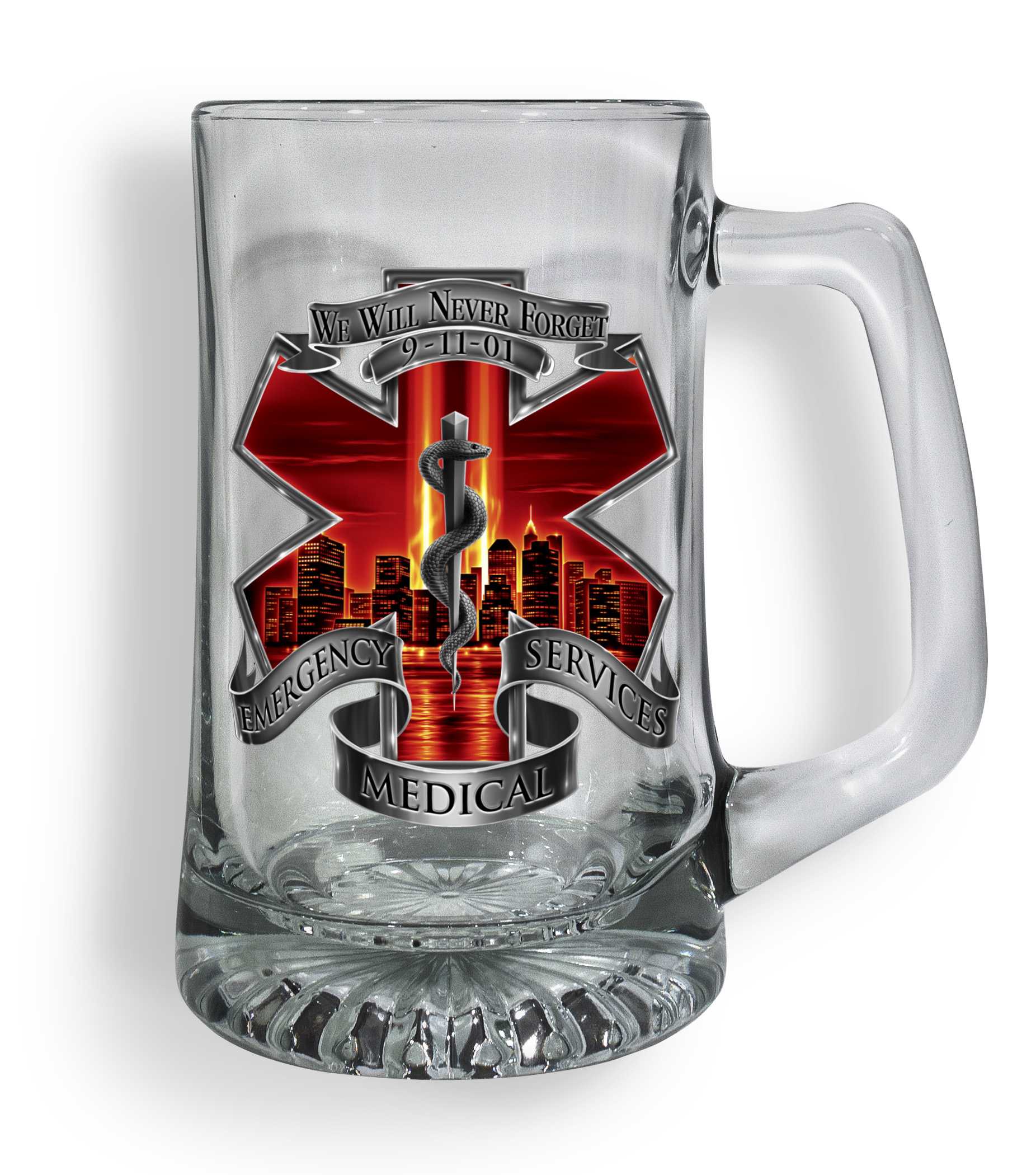 9-11 Medic Tankard Glass