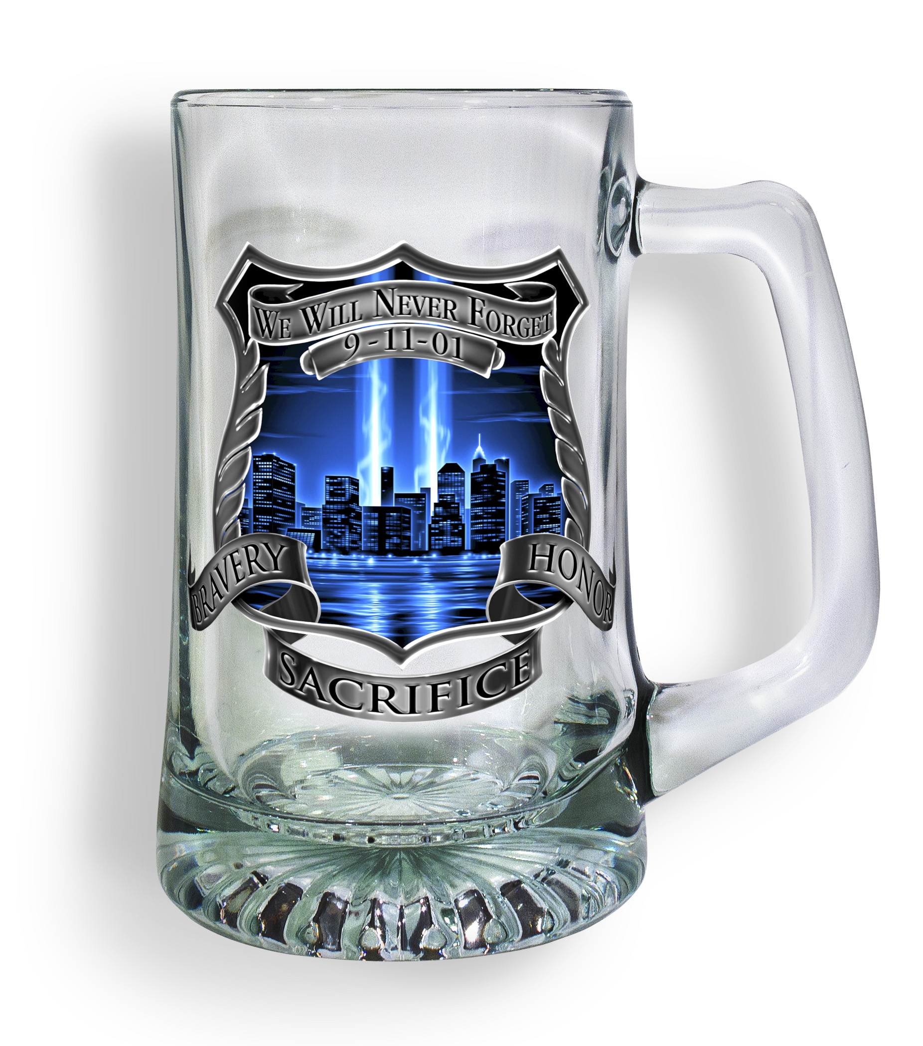 9-11 Tankard Glass