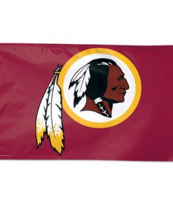 Washington Redskins Logo, 3' x 5' Redskins Logo Flag, 3' x 5' Washington Redskins Logo Flag, 3' x 5' Washington Redskins Flag